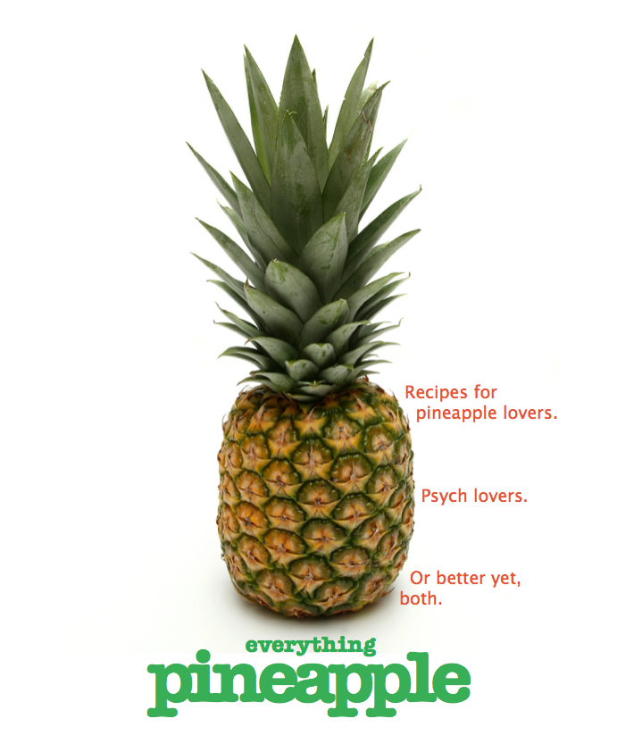 Psych Pineapple Logo Everything pineapple