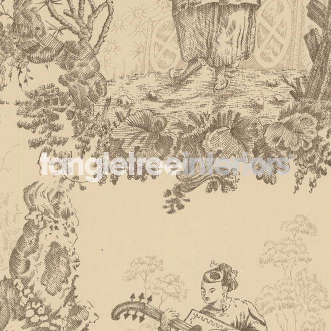 Chinese Toile wallpaper from Lewis and Wood