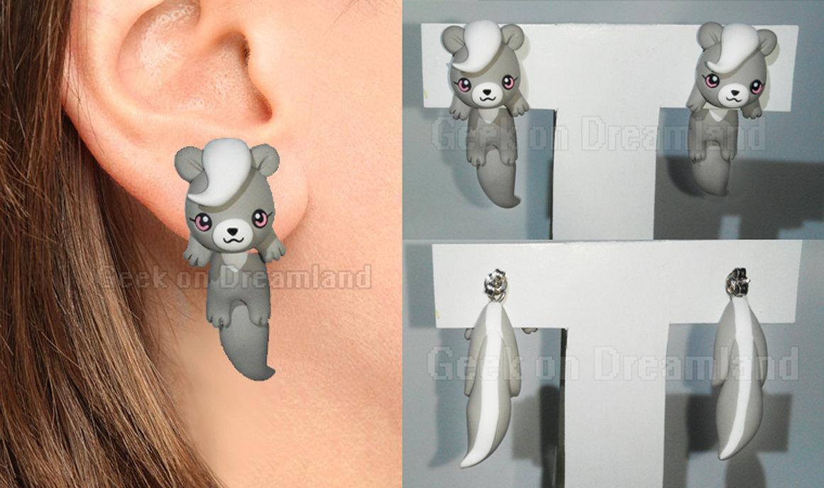 Pepper Littlest Pet Shop Clinging Earrings by GeekOnDreamland on 1161x688