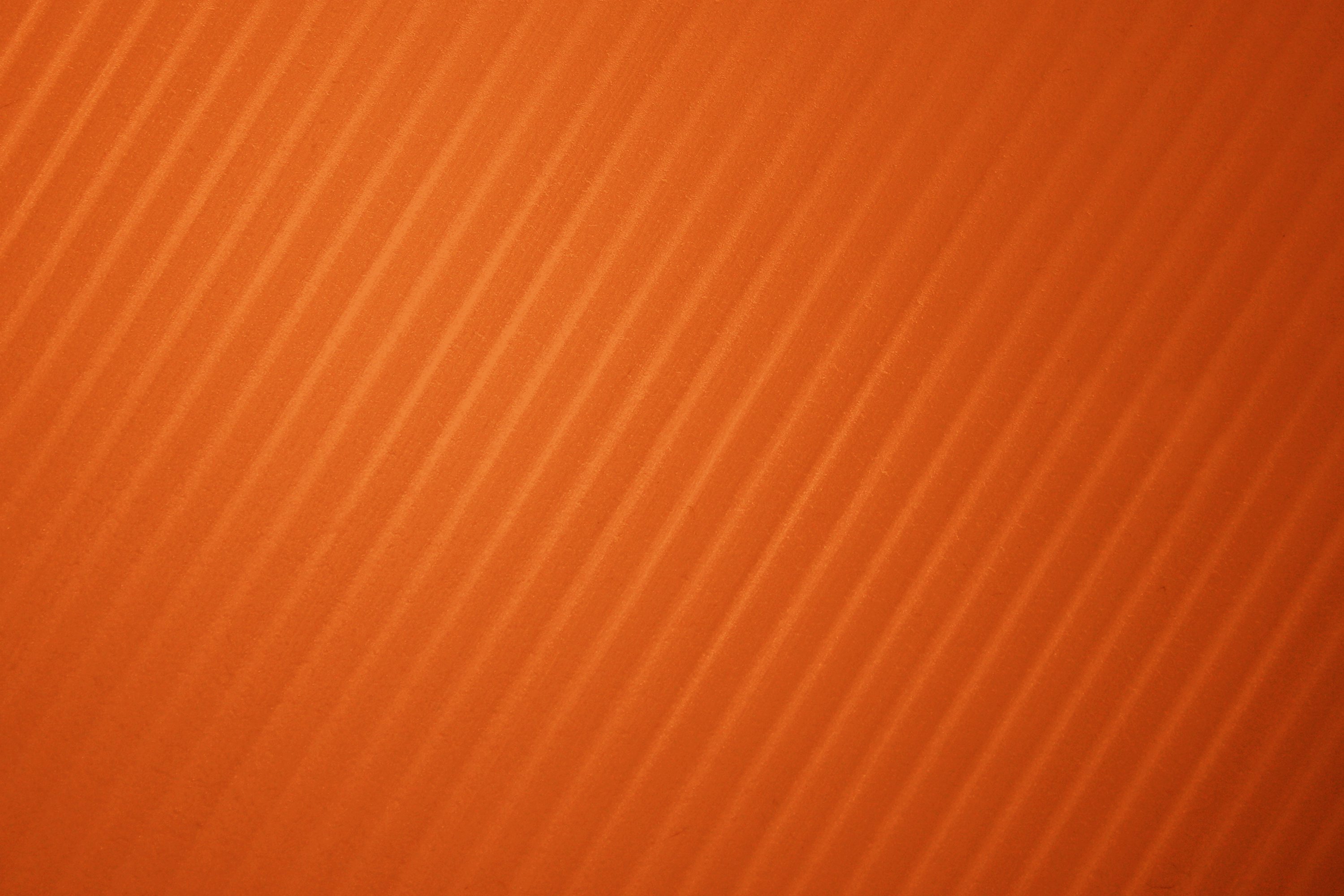 Pumpkin Orange Diagonal Striped Plastic Texture High Resolution