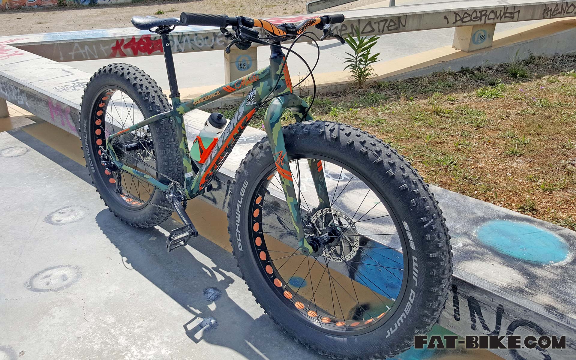 Franck Sent In This Photo Of His Stevens Mobster Fat Bike From A Skate