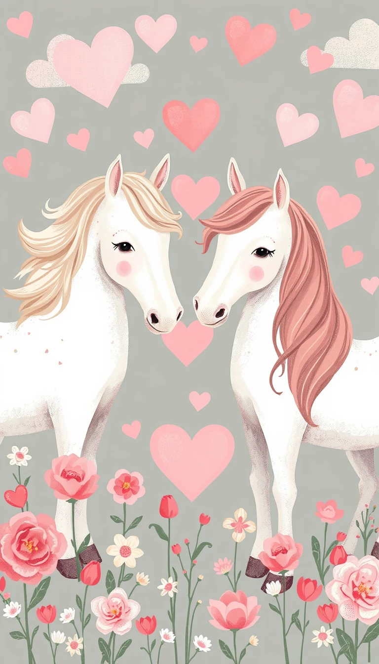 Horse Valentine Wallpaper