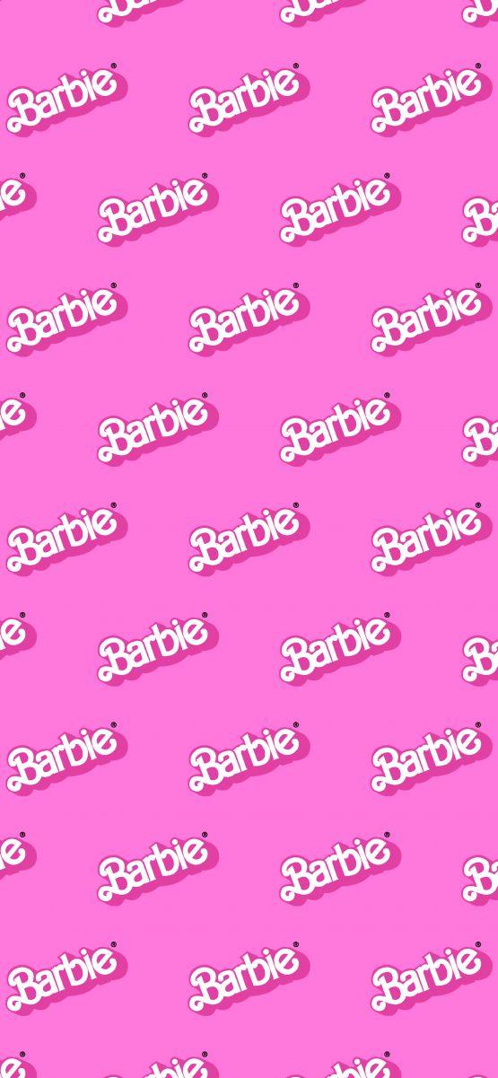 Barbie Background On Pink Wallpaper