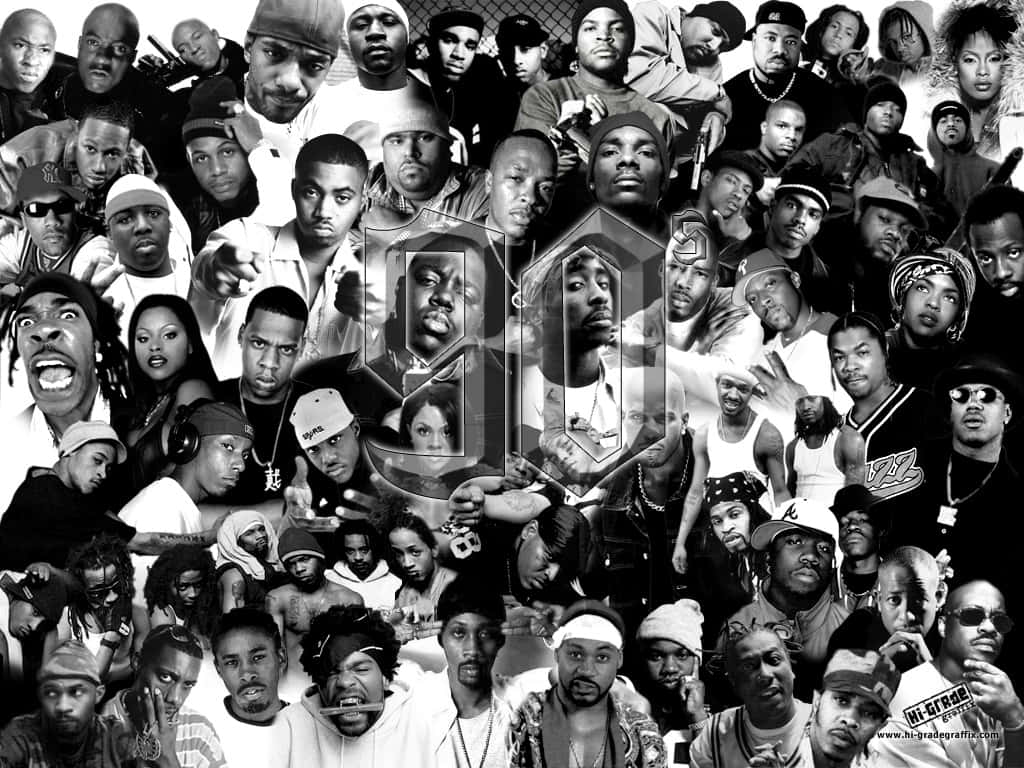 Rapper Collage Wallpaper