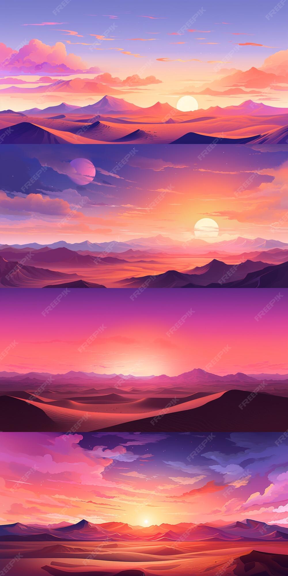 As The Sun Begins To Set Desert Transforms Into Wallpaper