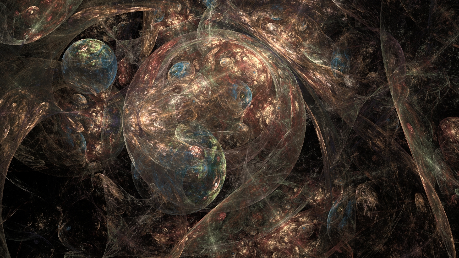 Wallpaper Abstraction Explosion Flash Brown Full HD 1080p