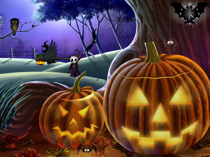 Free Halloween Screensaver   Halloween Again   FullScreensaverscom