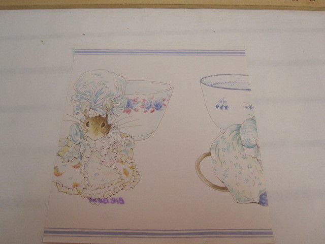 Motif Design Beatrix Potter Tailor Of Gloucester Mice Wallpaper Border