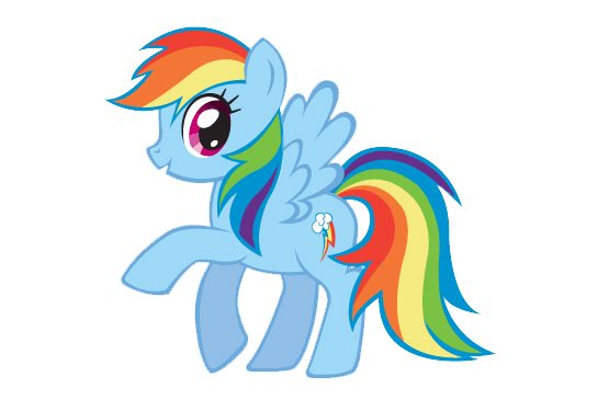 Animated Rainbow Dash My Little Pony By Demeters