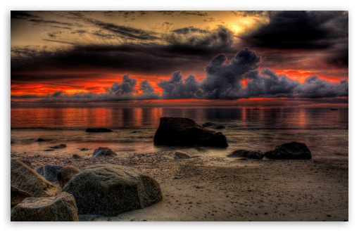 Dramatic Breathtaking Sunset HD Desktop Wallpaper High Definition