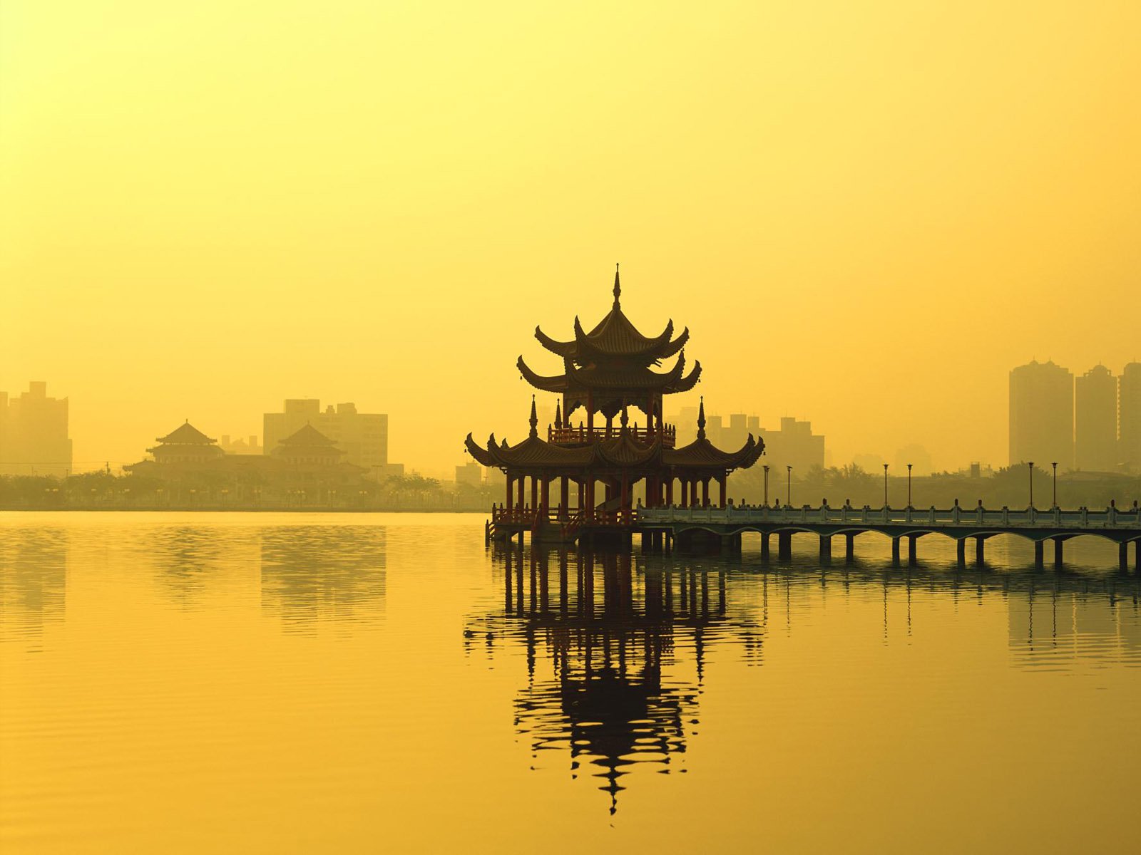 Free Download Yellow China Background For PowerPoint Miscellaneous PPT 