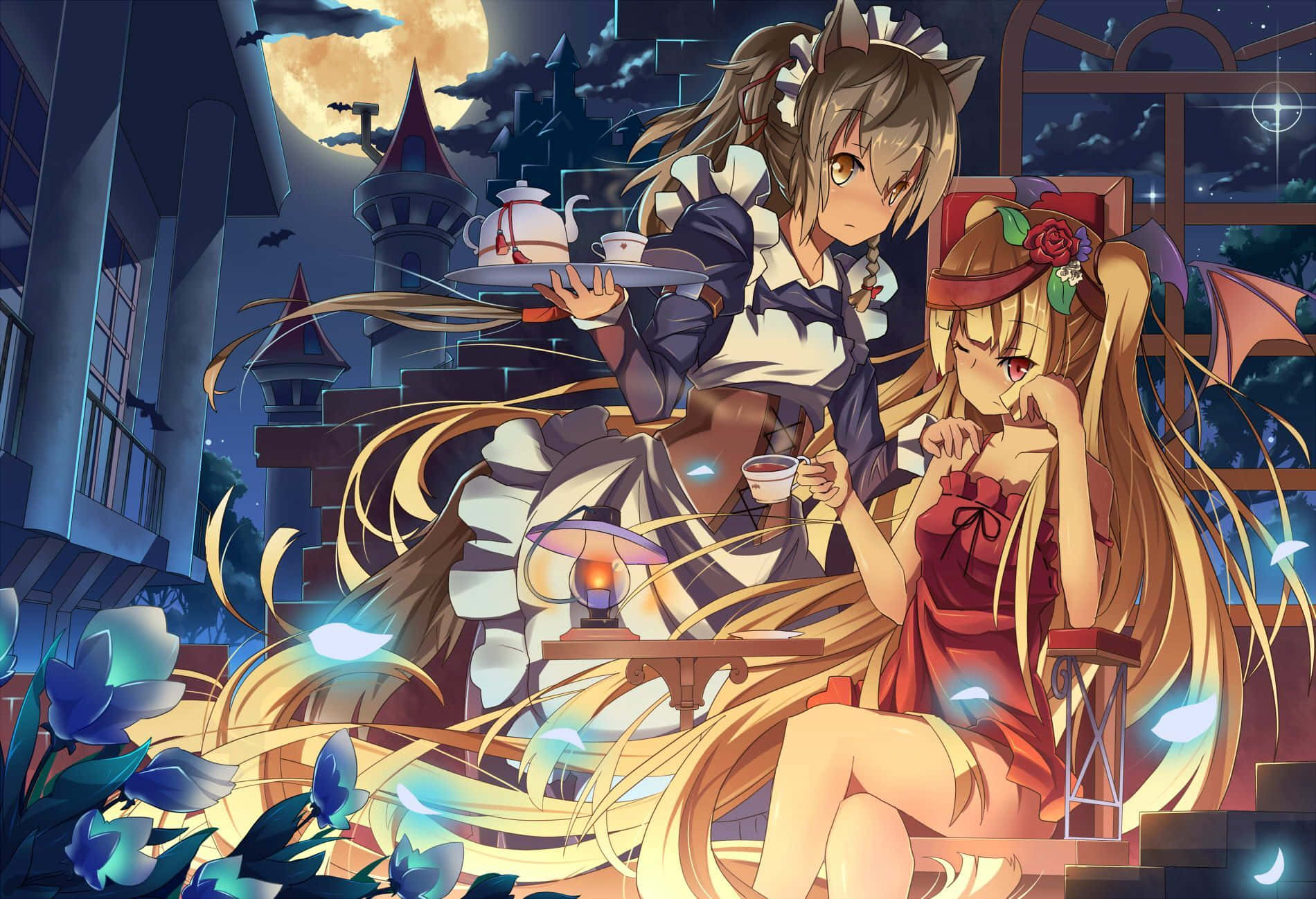 Halloween Anime Girl Wallpaper