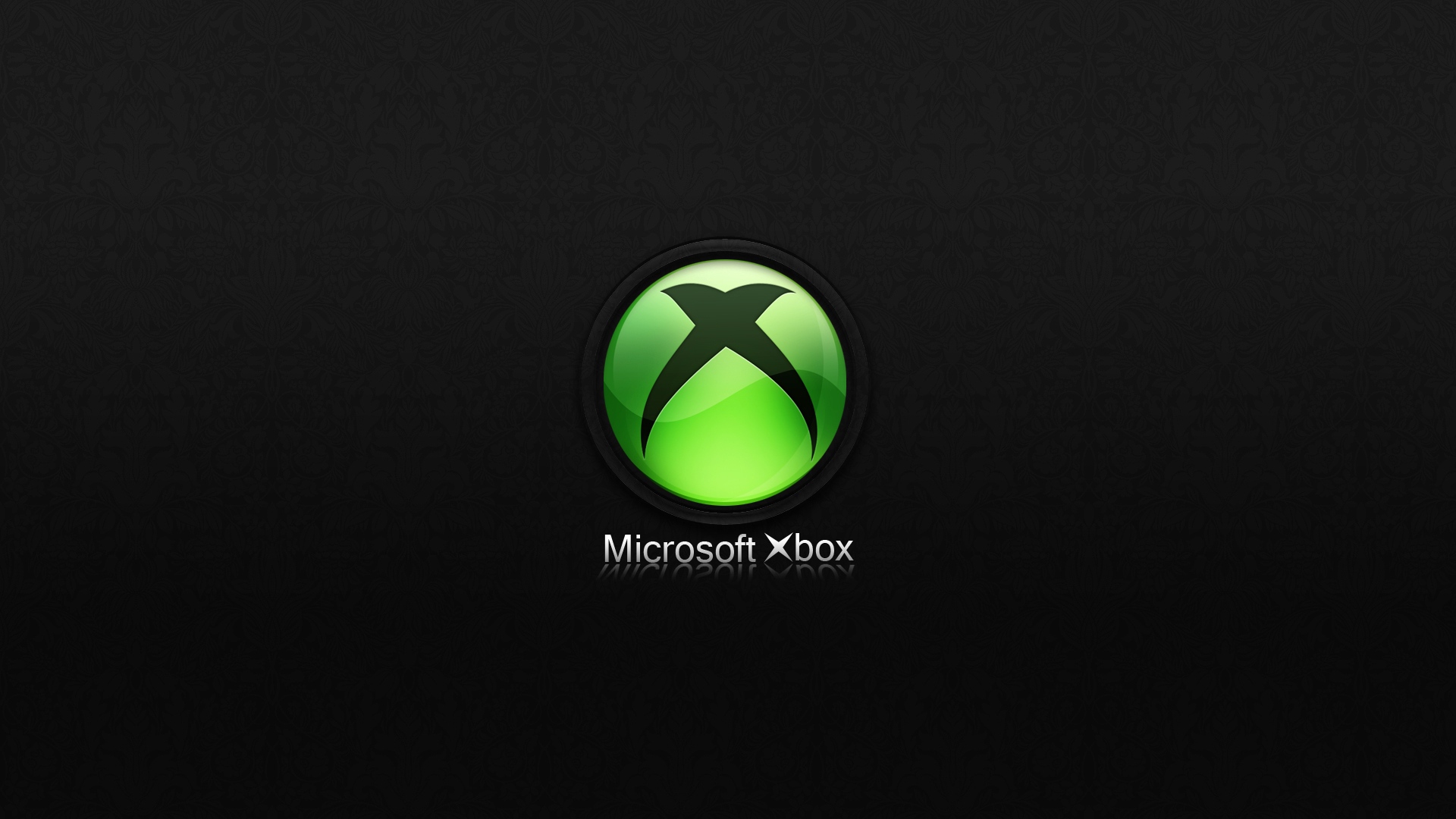 Wallpaper Xbox Microsoft Black Full HD 1080p Background