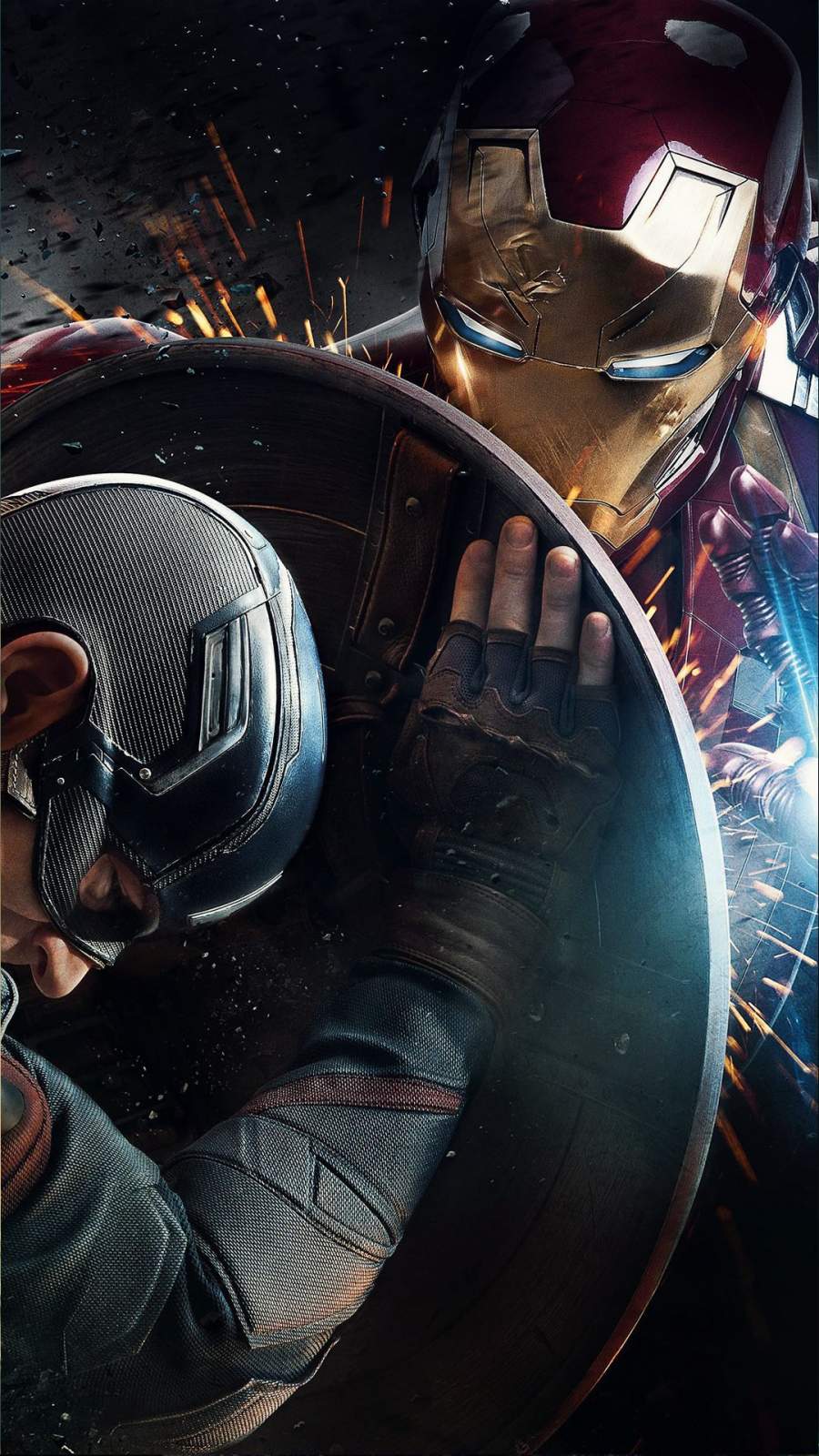 Iron Man vs Captain America Civil War iPhone Wallpaper   iPhone 900x1600