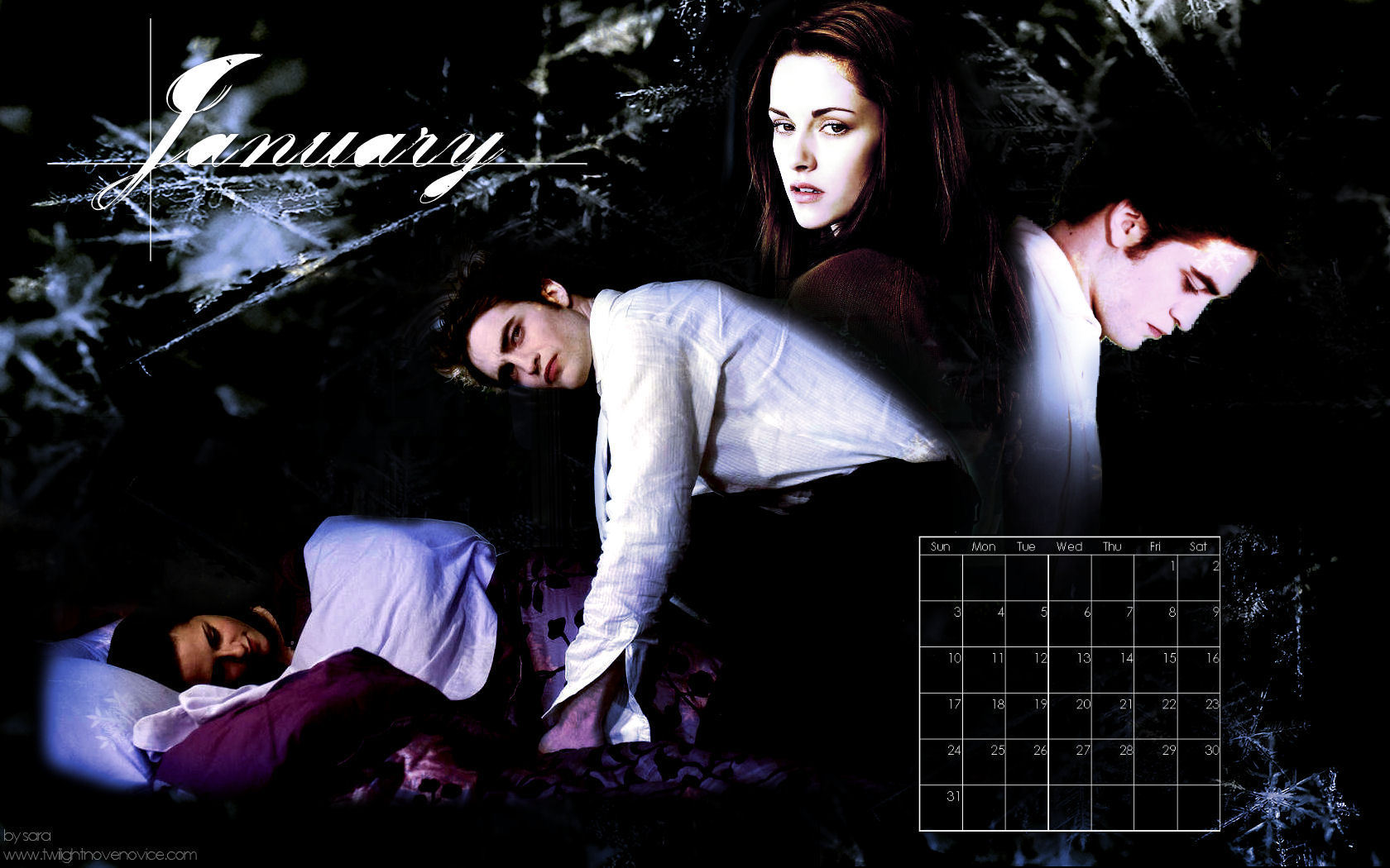 Twilight Saga Desktop Wallpaper Calendar From Novel Noviee
