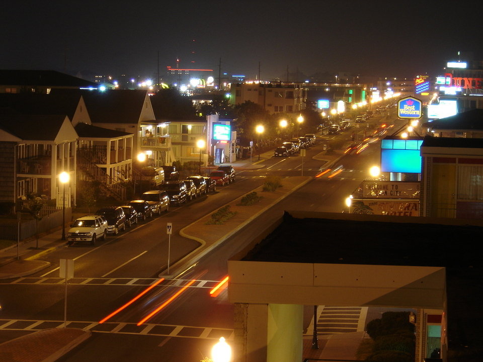 Ocean City Md Night Downtown Photo Picture Image Maryland At
