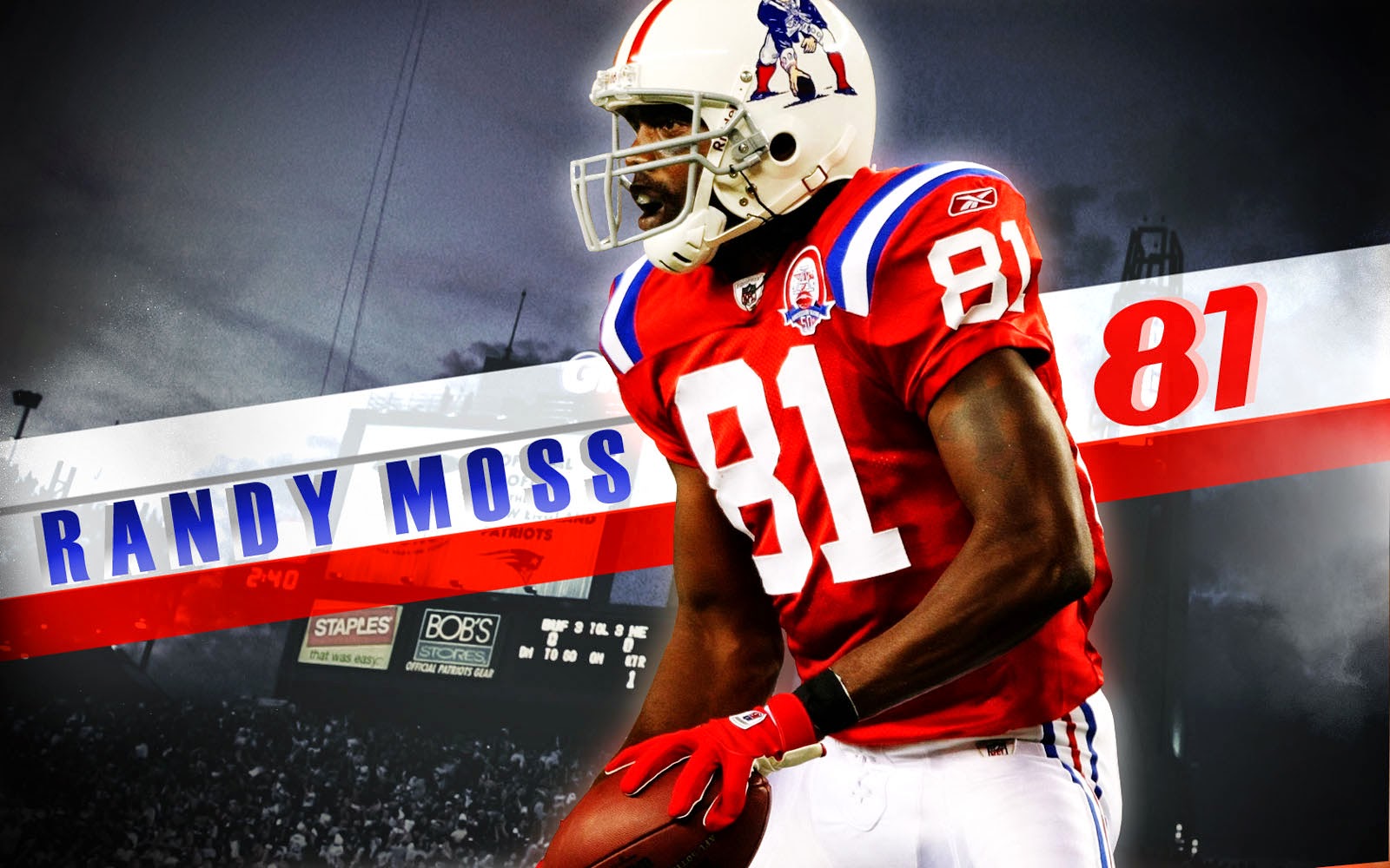 Player Randy Moss Desktop Wallpapers American Football Player