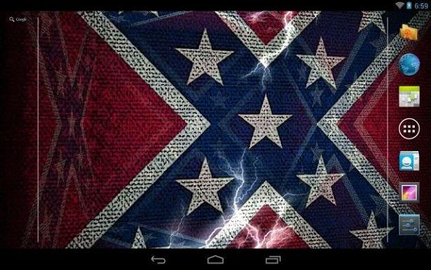 3D Rebel Flag Live Wallpaper Review Android App Playboard