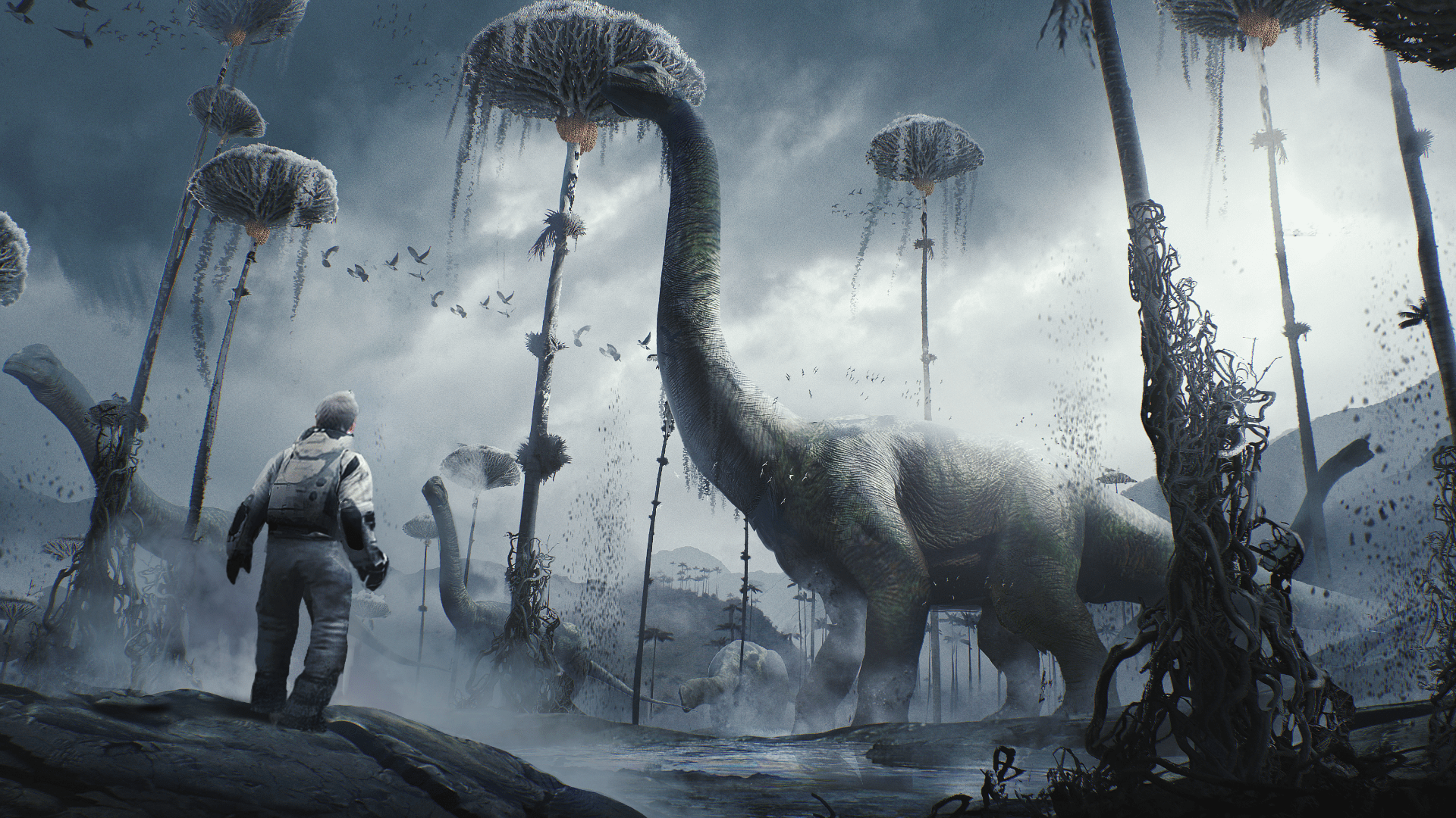 Art Dinosaur Wallpaper Top Background