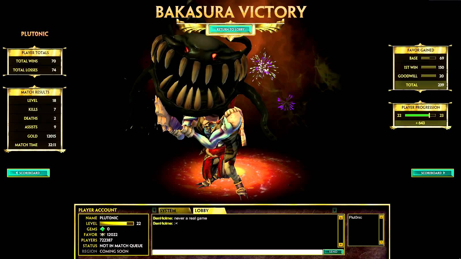 SMITE   Old Bakasura Victory Animation 1600x900
