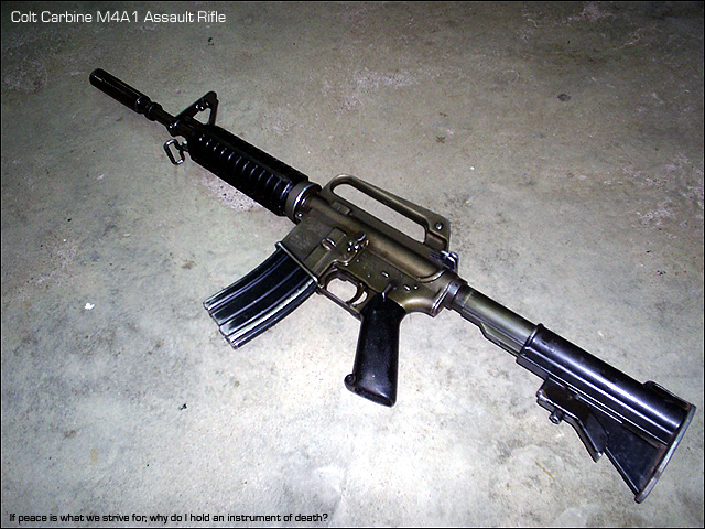 M4a1 Carbine Wallpaper Colt carbine m4a1 by thybalt
