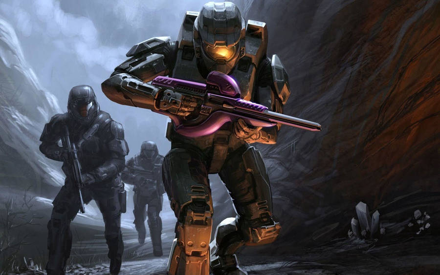 Master Chief And Arbiter Squad Wallpaper