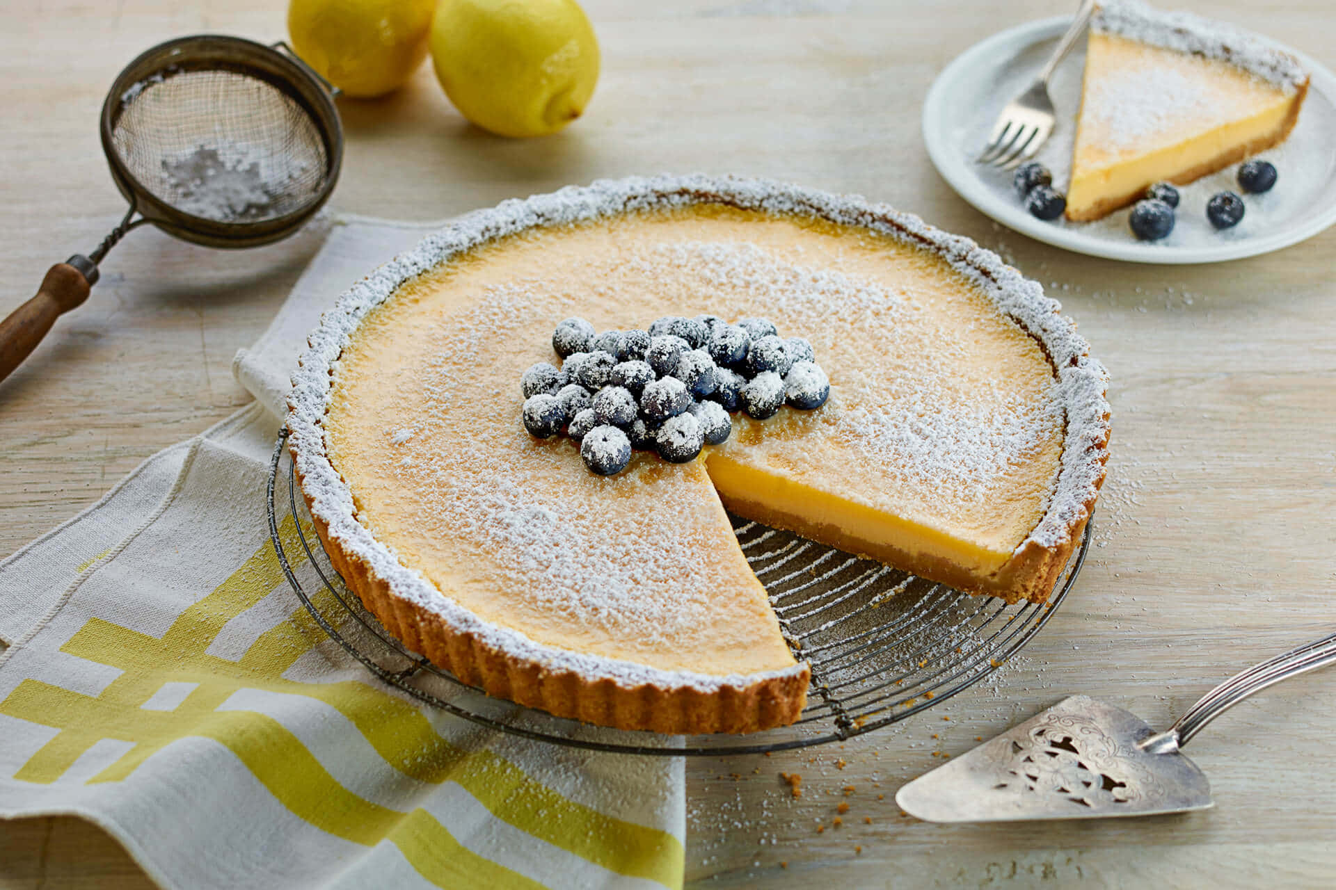 Baked Tart Cheesecake Wallpaper