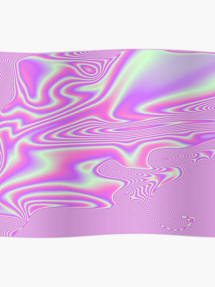 Holographic Background Poster By Lisamarienola