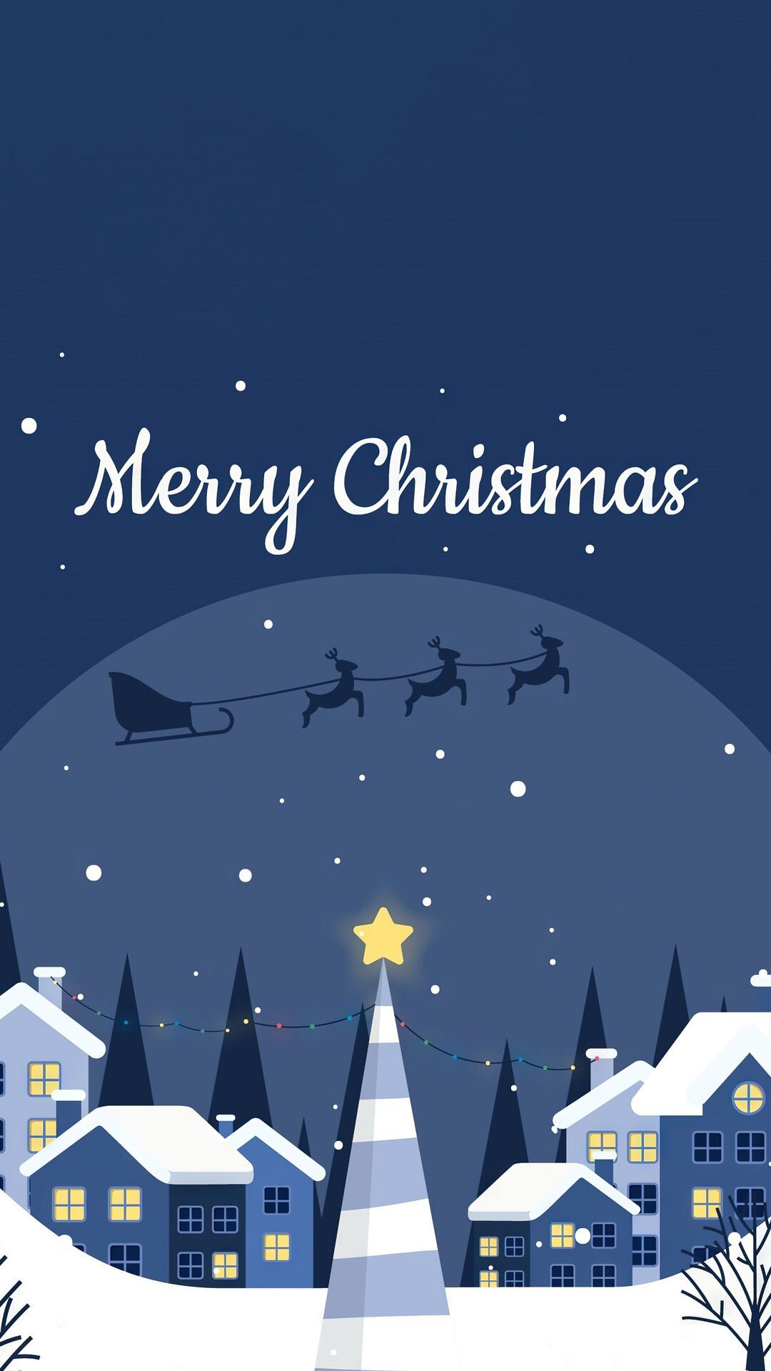 Merry Christmas Santa Claus 4K Wallpaper iPhone HD Phone 8110h