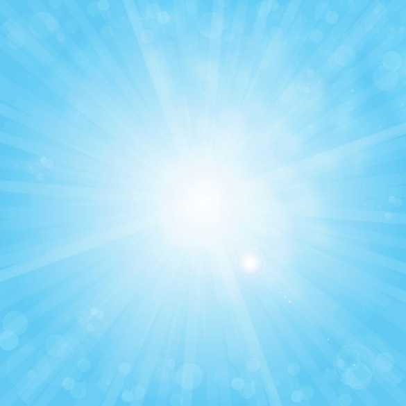 Free Sun On Blue Sky Vector Background Free Vector Graphics All