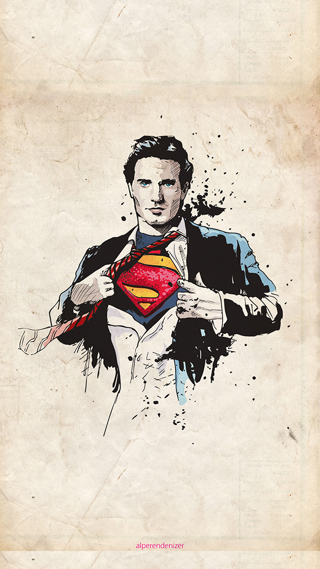 Superman Poster iPhone Wallpaper HD