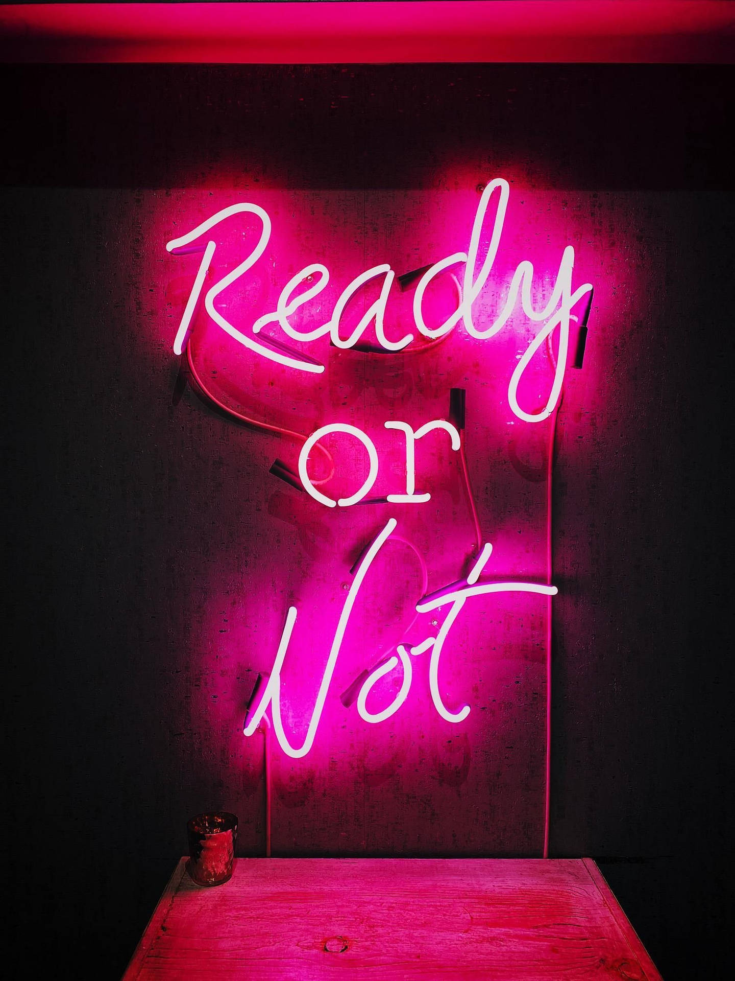 Pink Neon Aesthetic Wallpaper