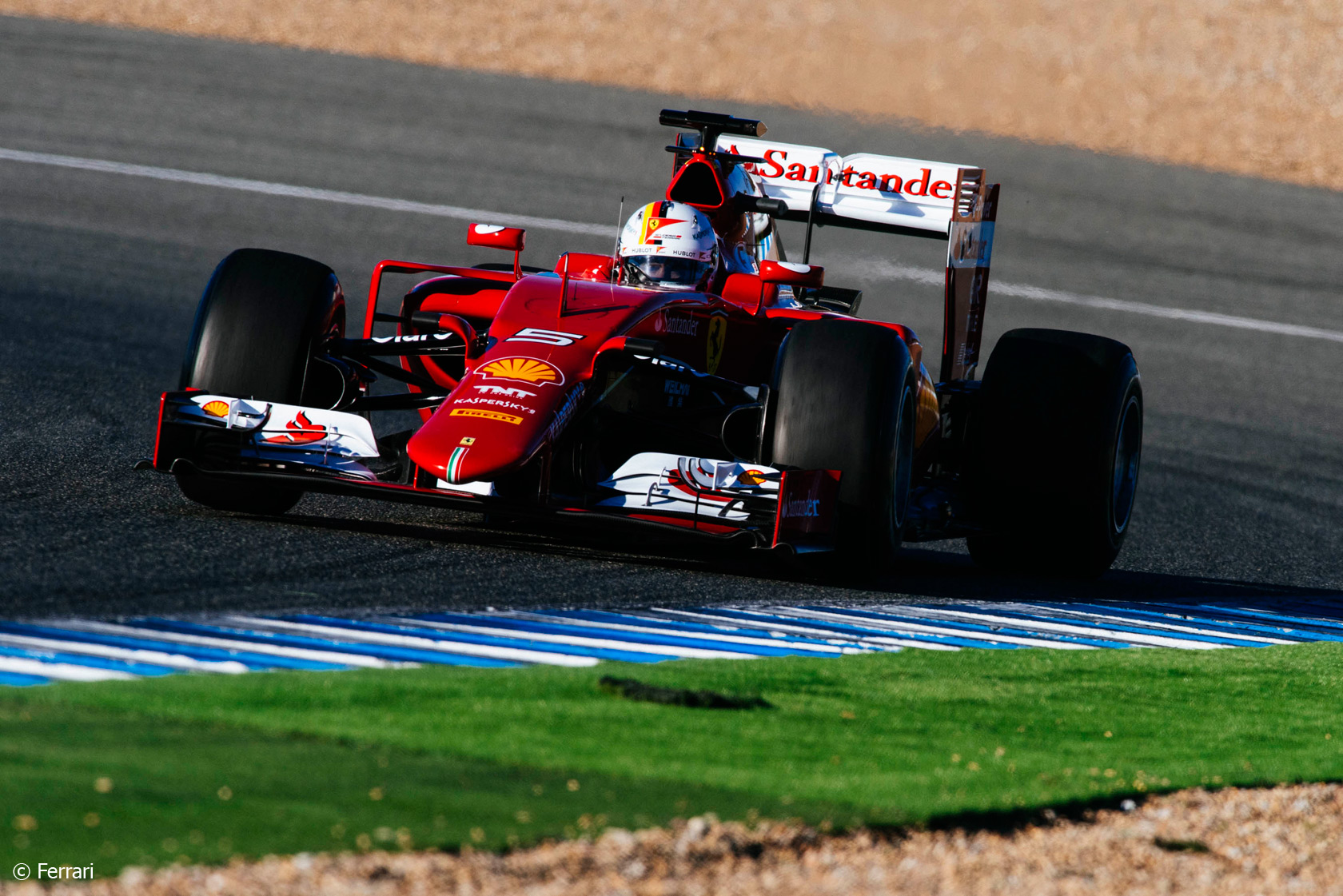 Sebastian Vettel Ferrari Circuito De Jerez F1 Fanatic