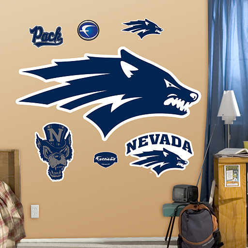  Other Sports NCAA Nevada Wolf Pack Nevada Wolf Pack Logo Fathead