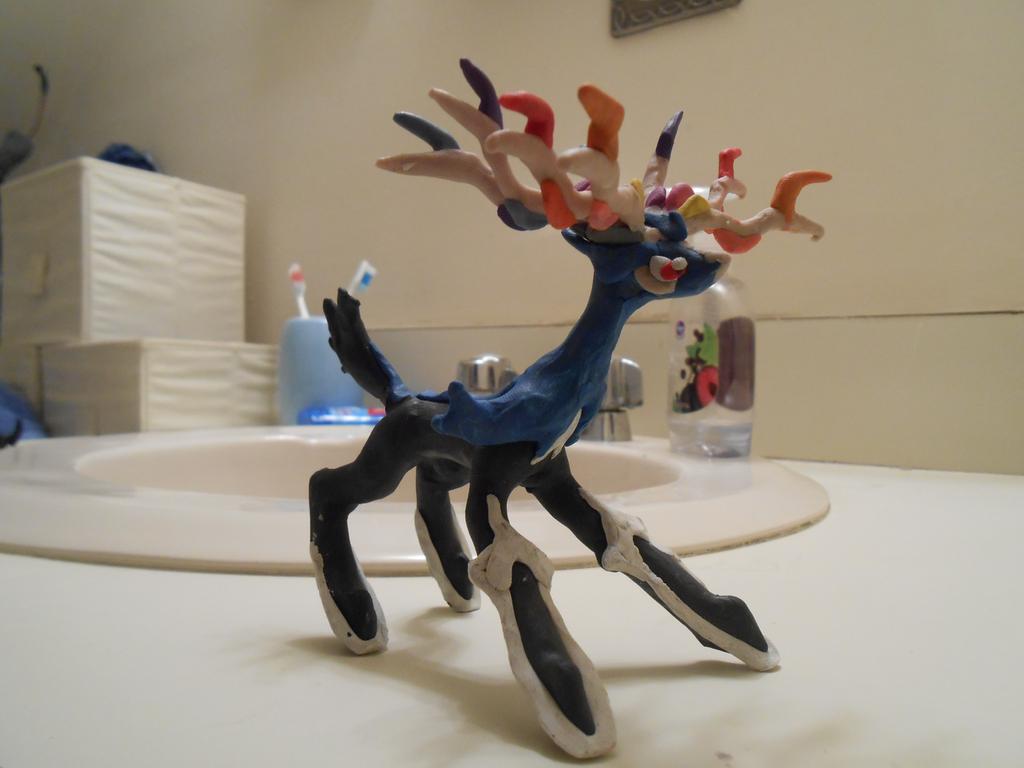 3d Clay Model Of Xerneas By Solidsnivy97