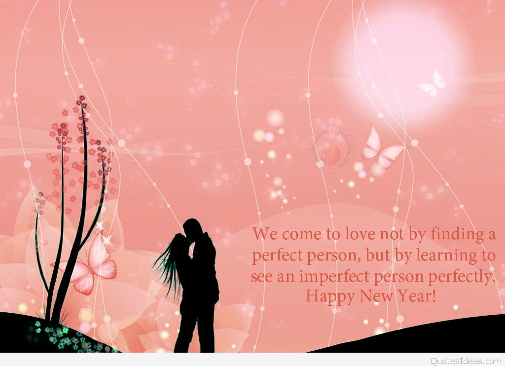 New Year Love Quote Inspirational Wallpaper
