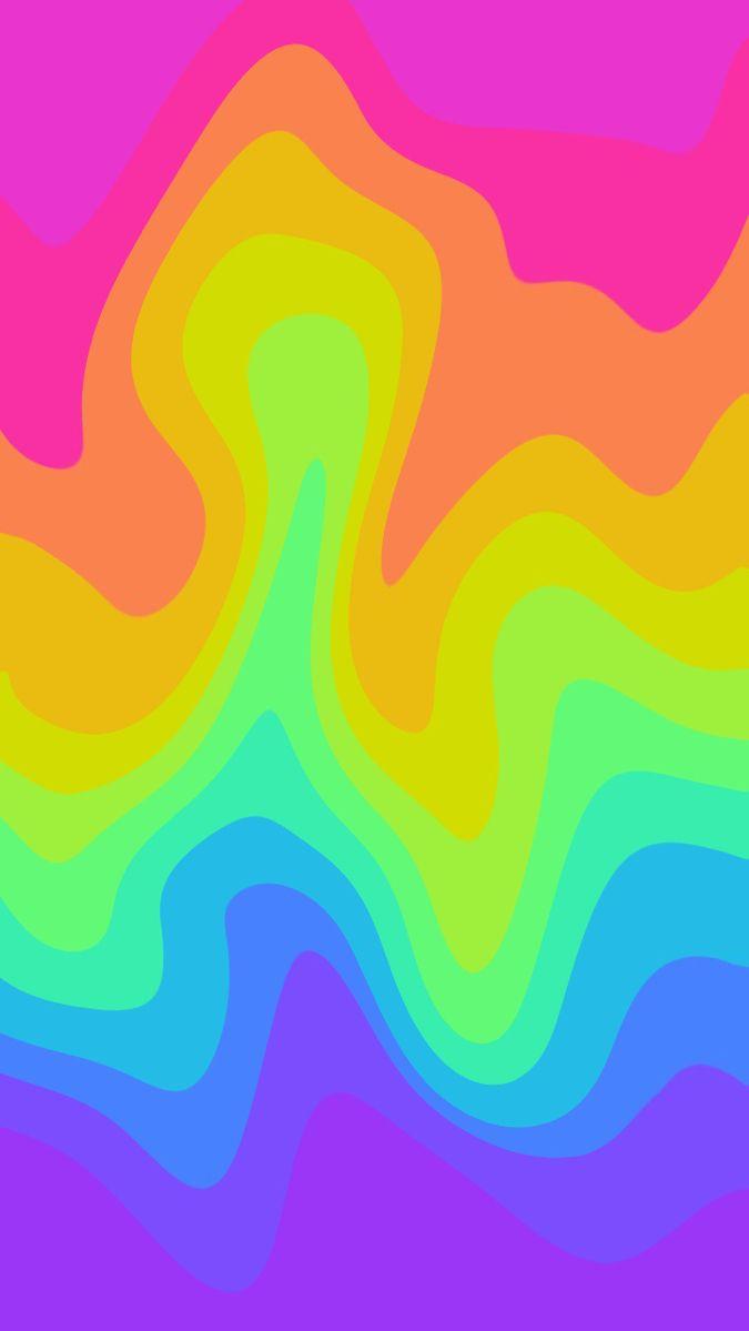 Rainbow indie wallpaper Cool colorful backgrounds Iphone