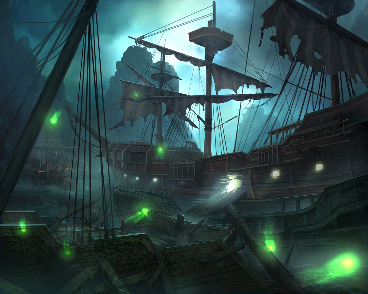 Ghost Pirate Ship Art Images Pictures   Becuo