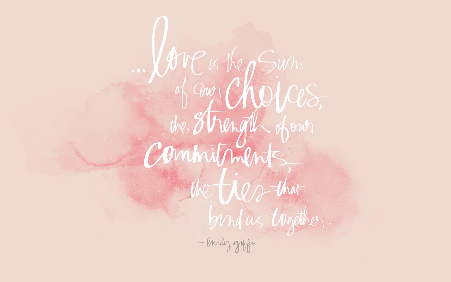 Love Quote Is Designed By Julie Song Ink