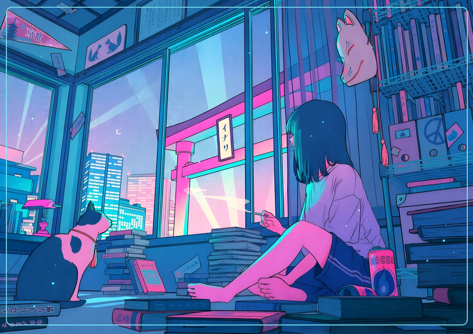 Japanese Anime Aesthetic Wallpaper