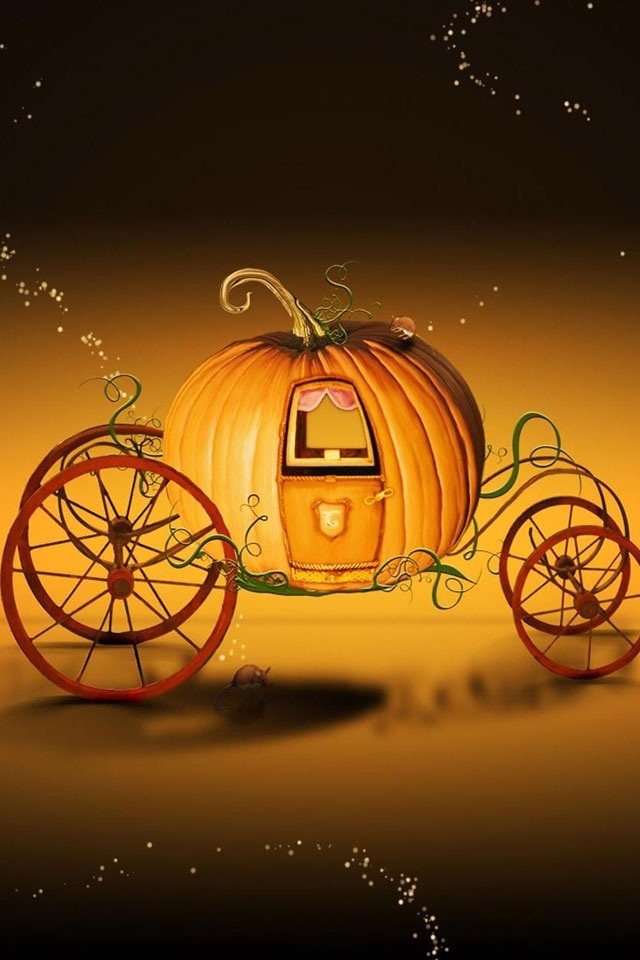 Halloween Pumpkin Car Wallpaper For iPhone