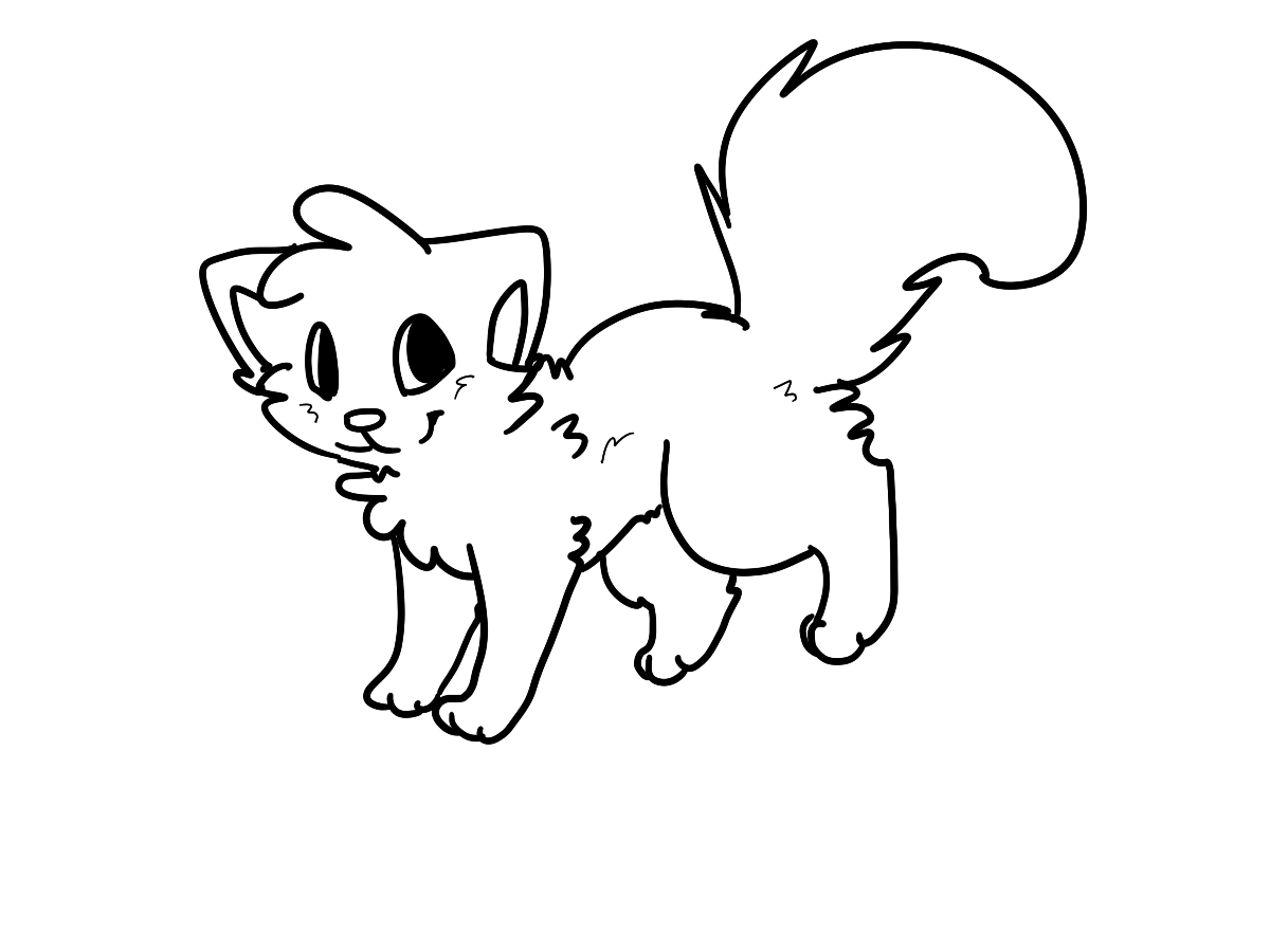 Pin Cute Cat Drawing Art