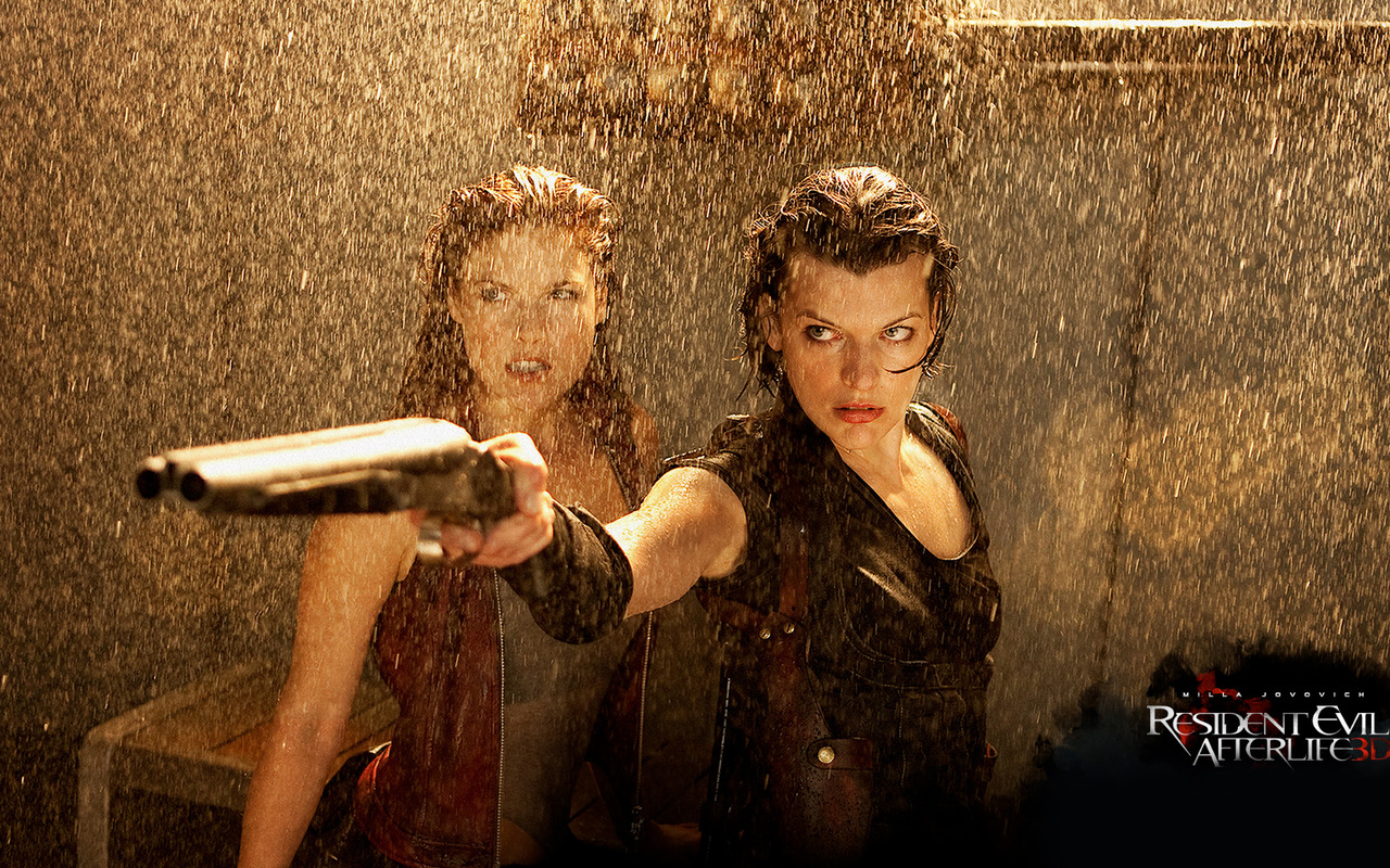 Alice And Claire Redfield Resident Evil Afterlife Wallpaper