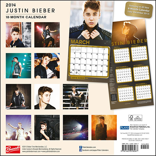 Home Calendar Justin Bieber