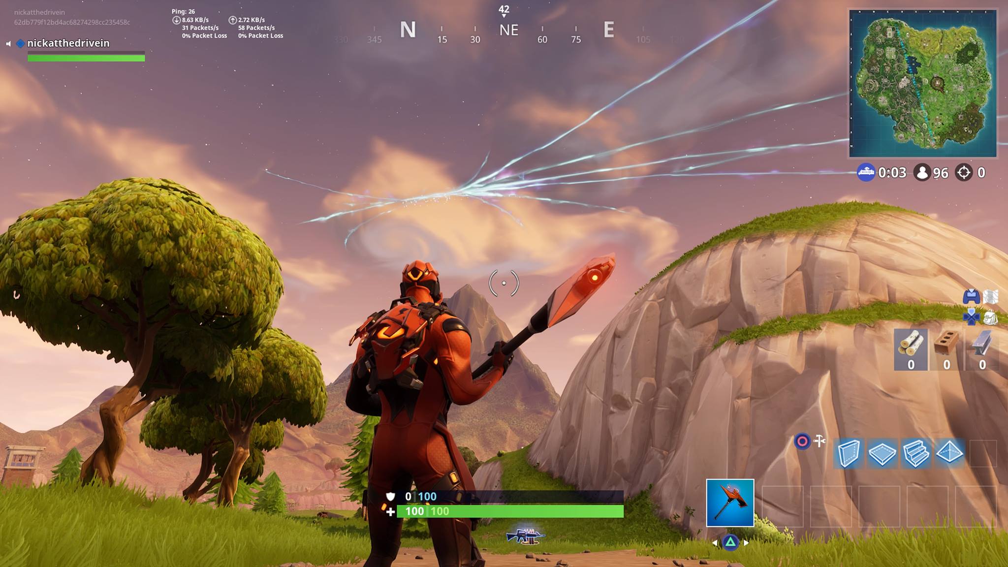 Fortnites rocket launch created a dimensional rift in the sky