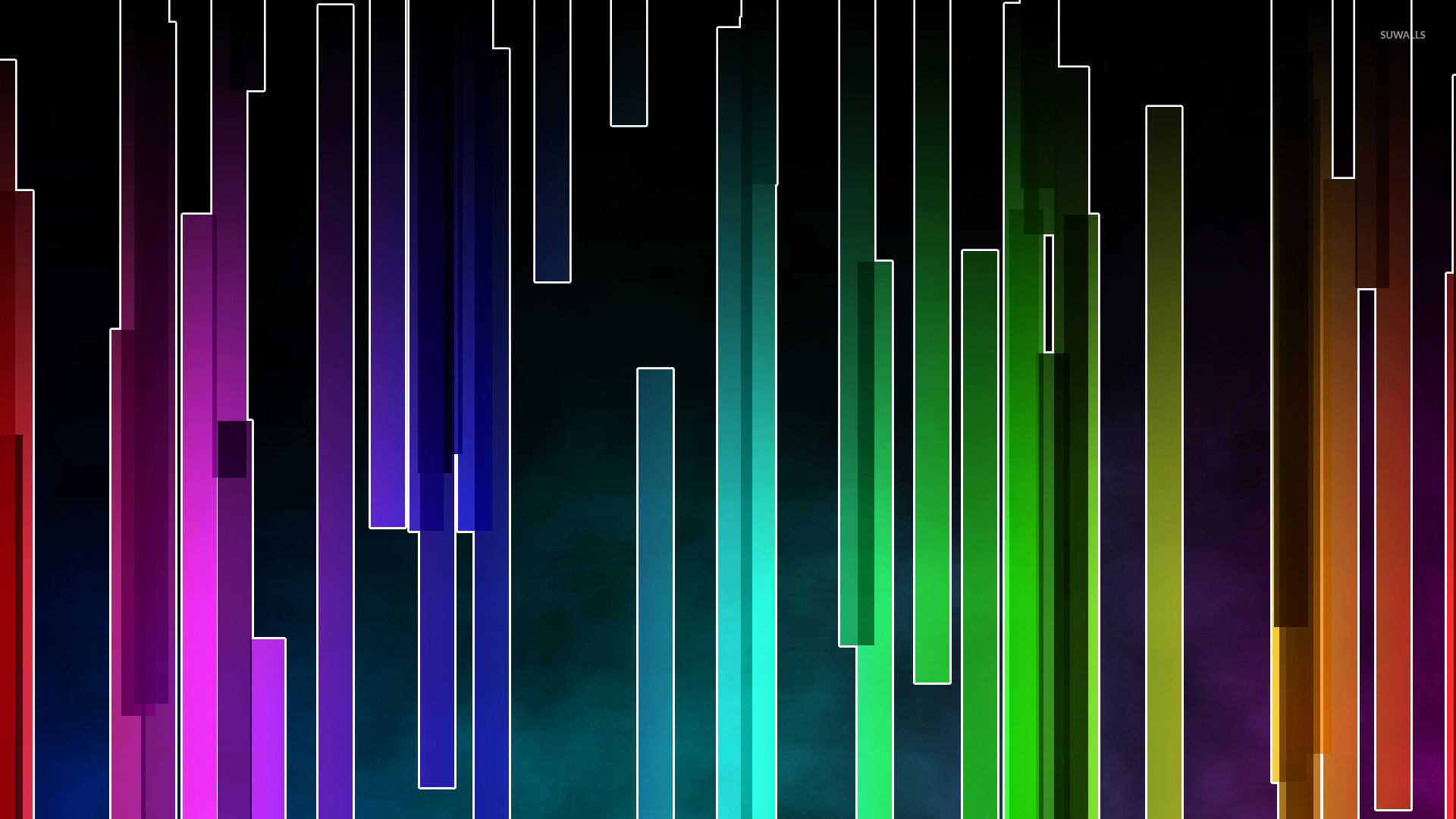 Colored Stripes Wallpaper Abstract