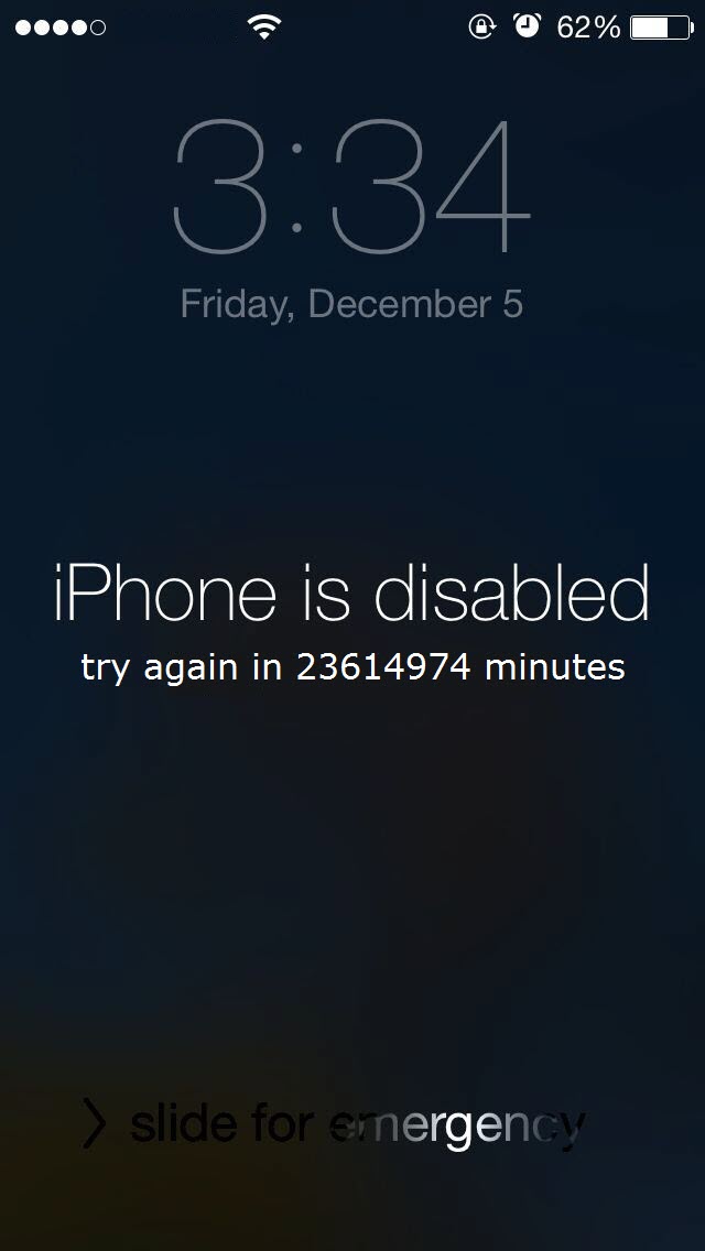 Incredible iPhone Is Disabled Try Again In Minutes
