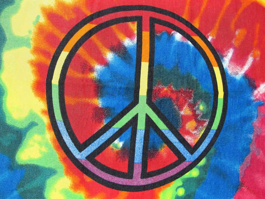 Peace And Love Hippie Background Wallpaper