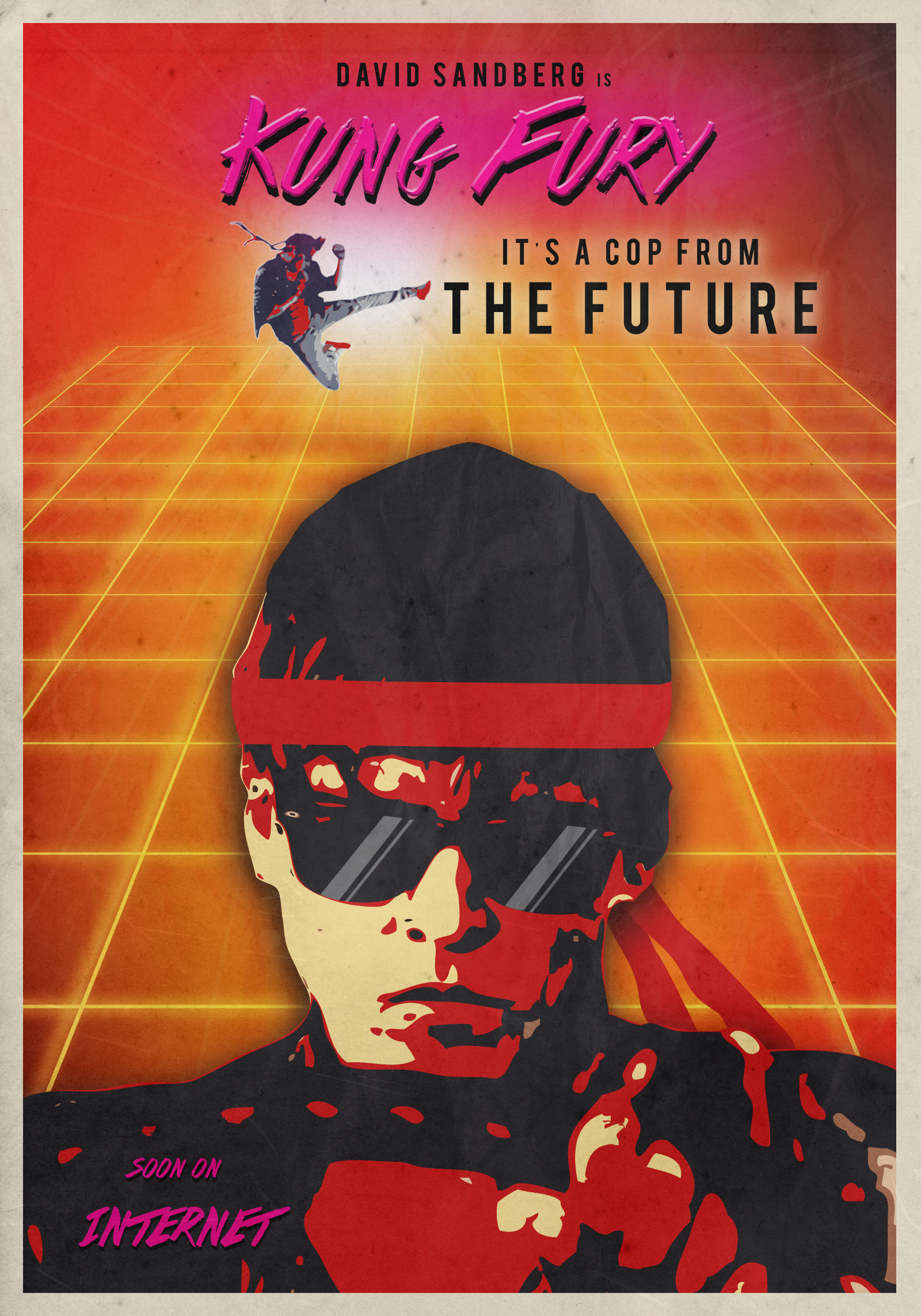 Kung Fury Fan Poster By Caparzofpc