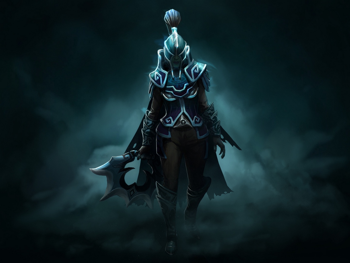Wallpaper Phantom Assassin Dota Dark Wraith